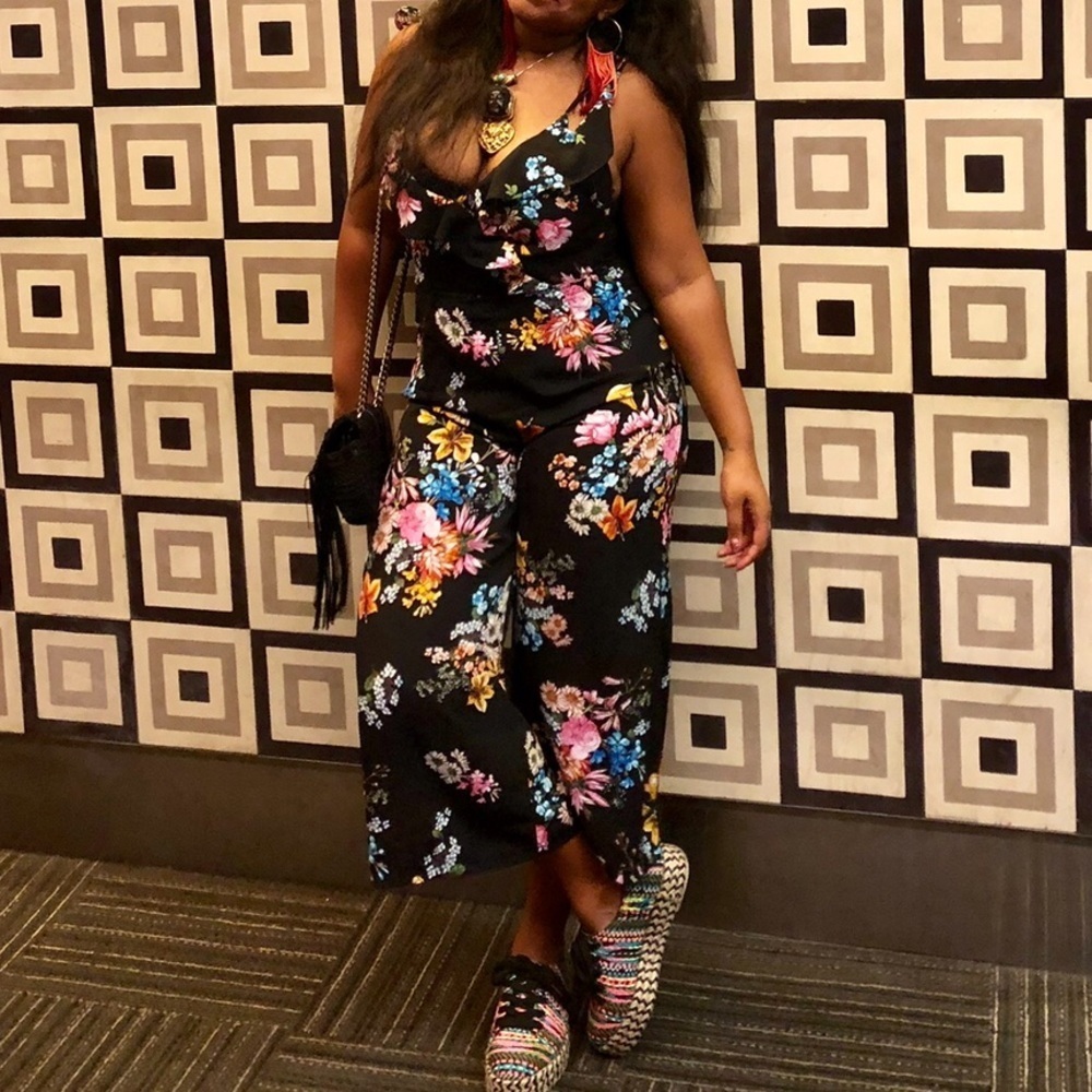 Floral Capri Jumper